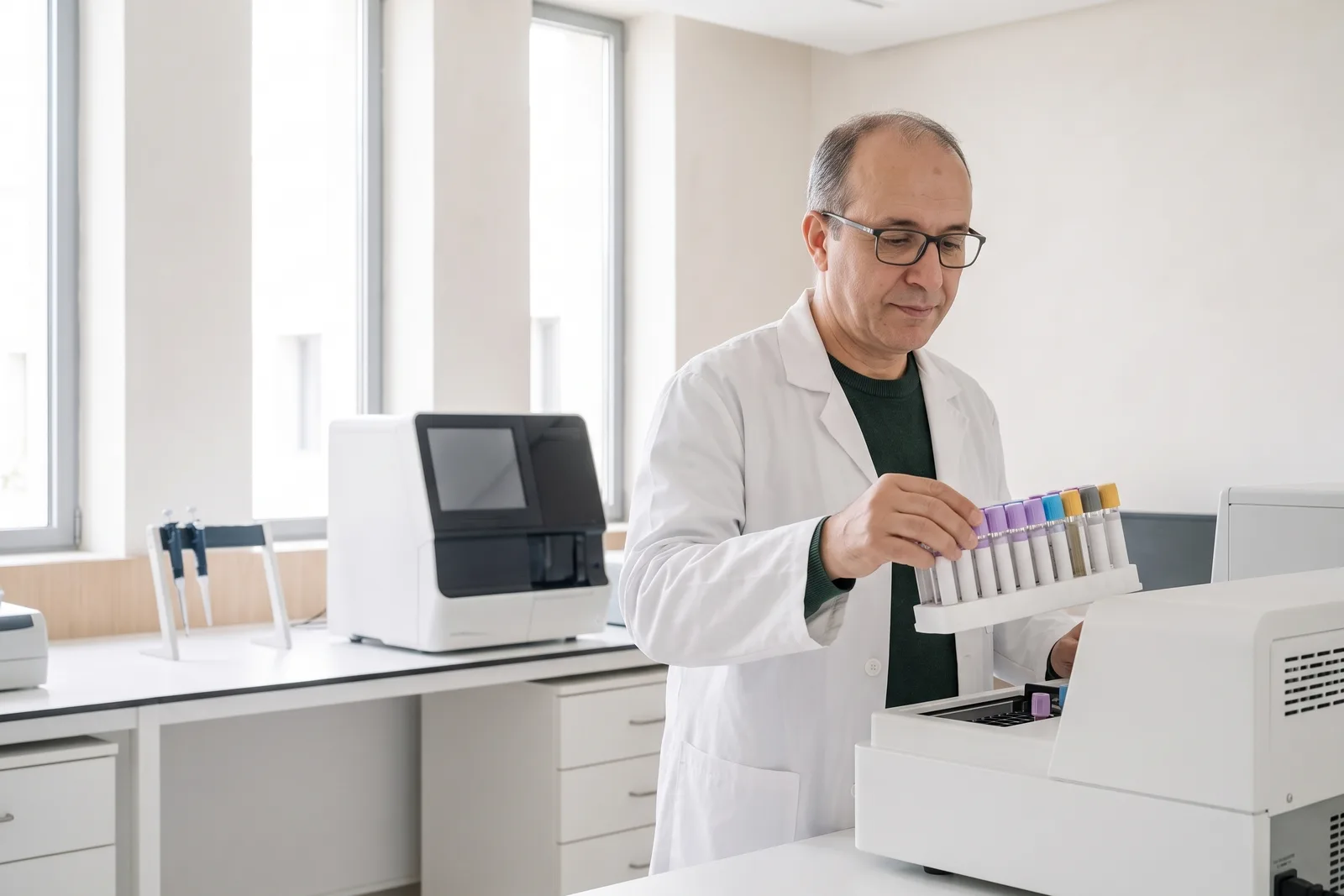 Le laboratoire d’analyses de la clinique