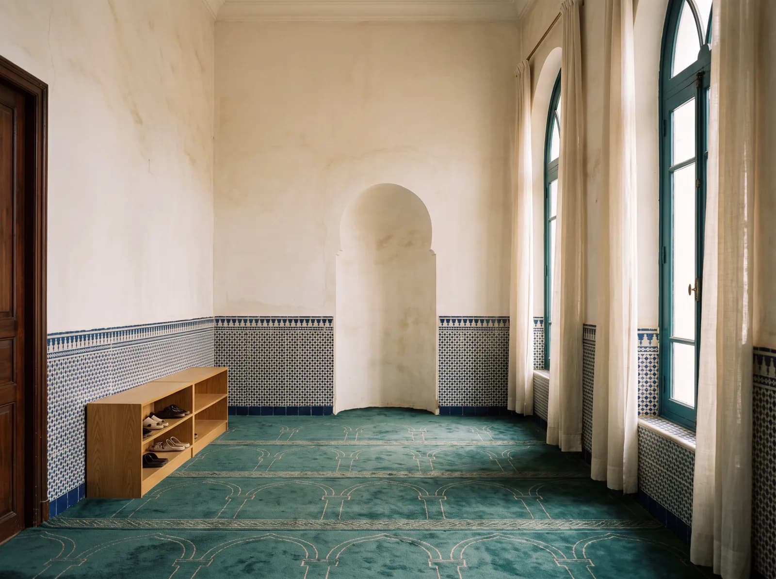 La salle de prière de l’école