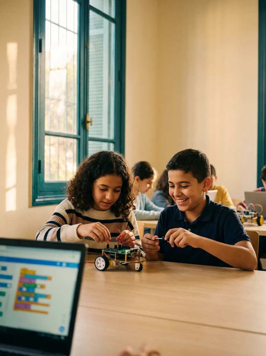 16 h 30 : le club de robotique