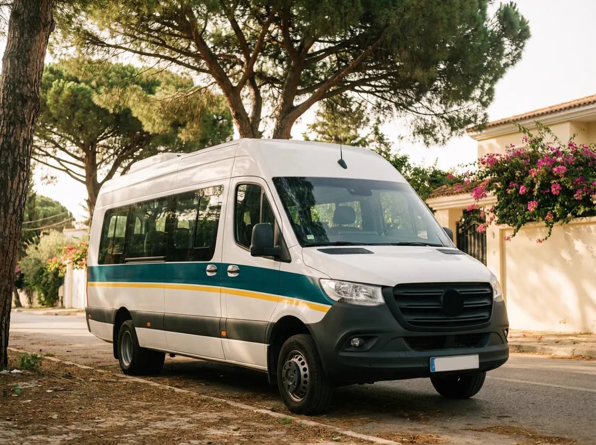 Le minibus scolaire de Nakhla