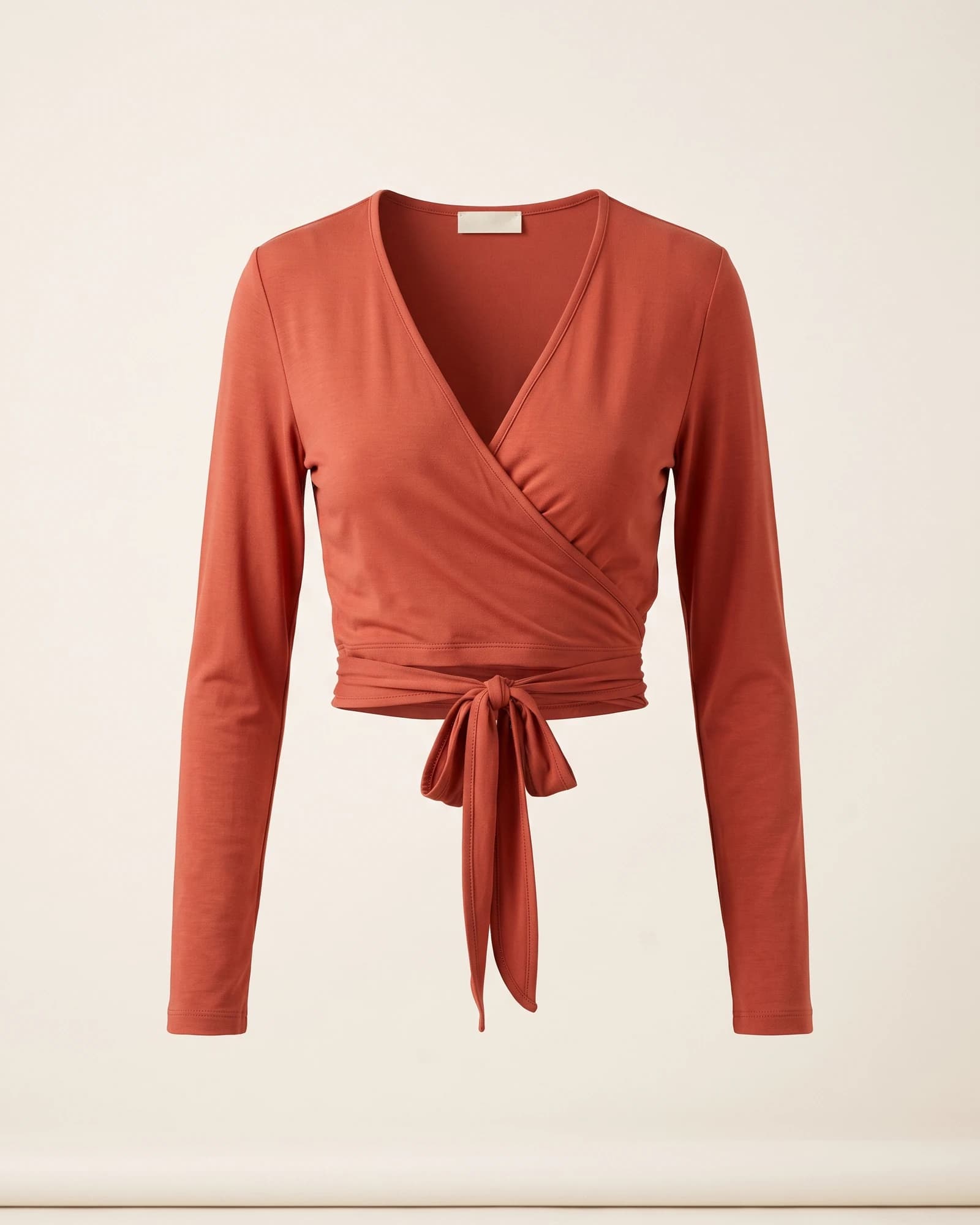 Top croisé Corail