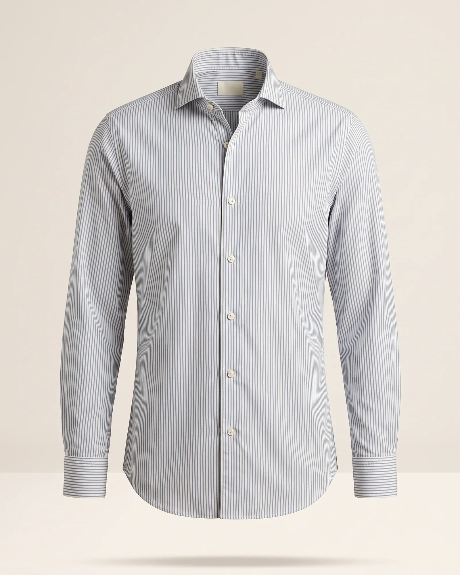 Chemise en popeline rayée