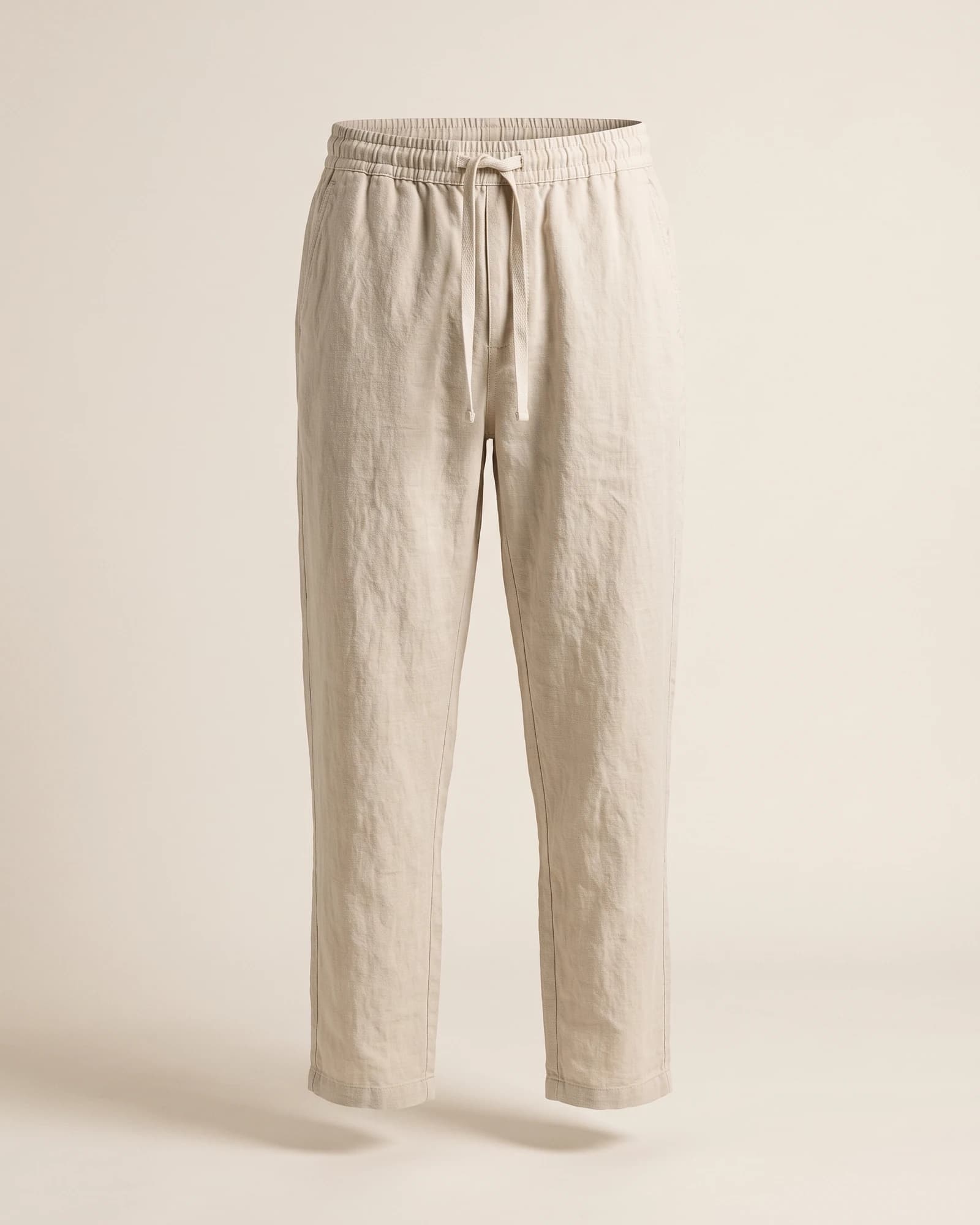 Pantalon à cordon en lin
