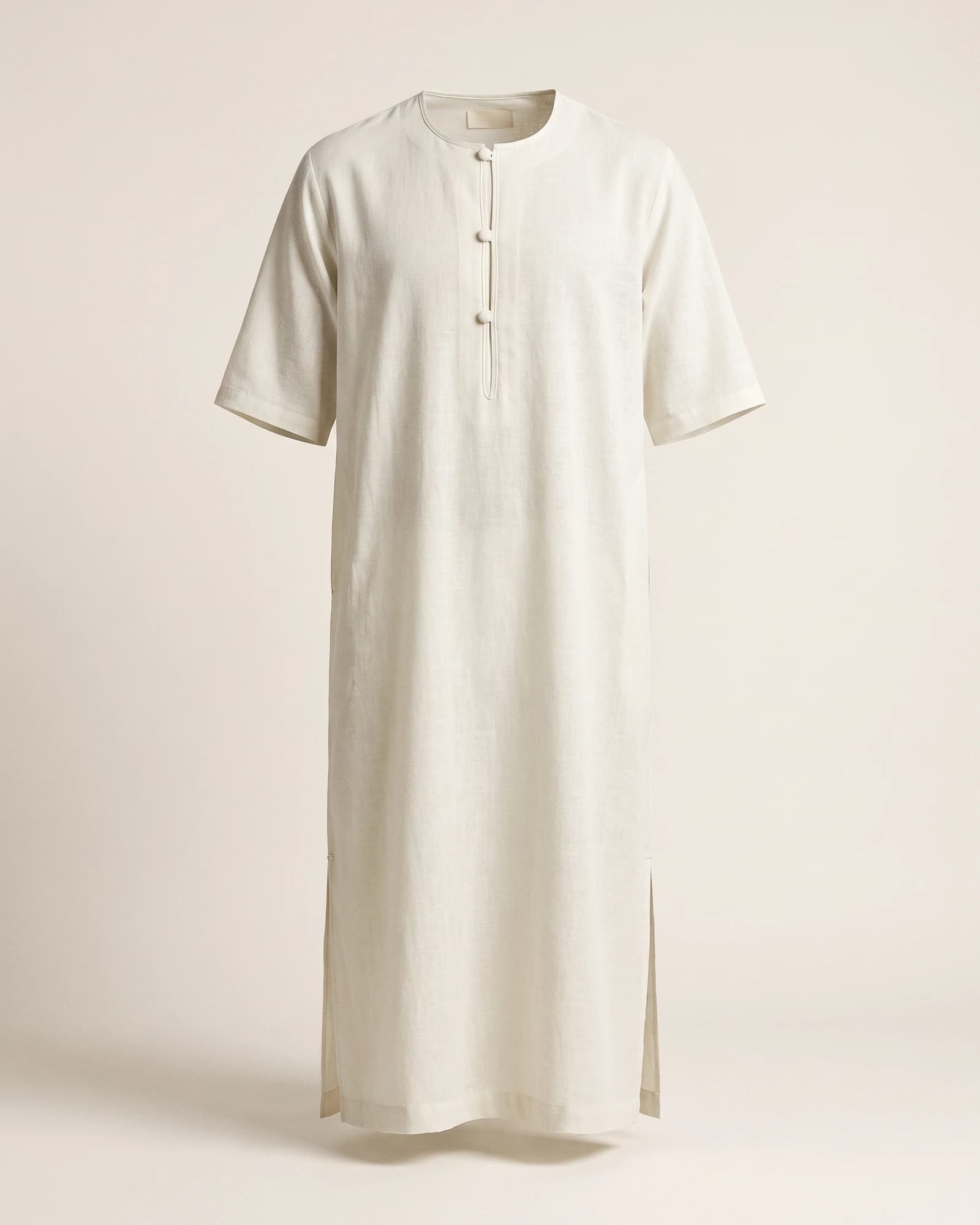 Gandoura en coton et lin