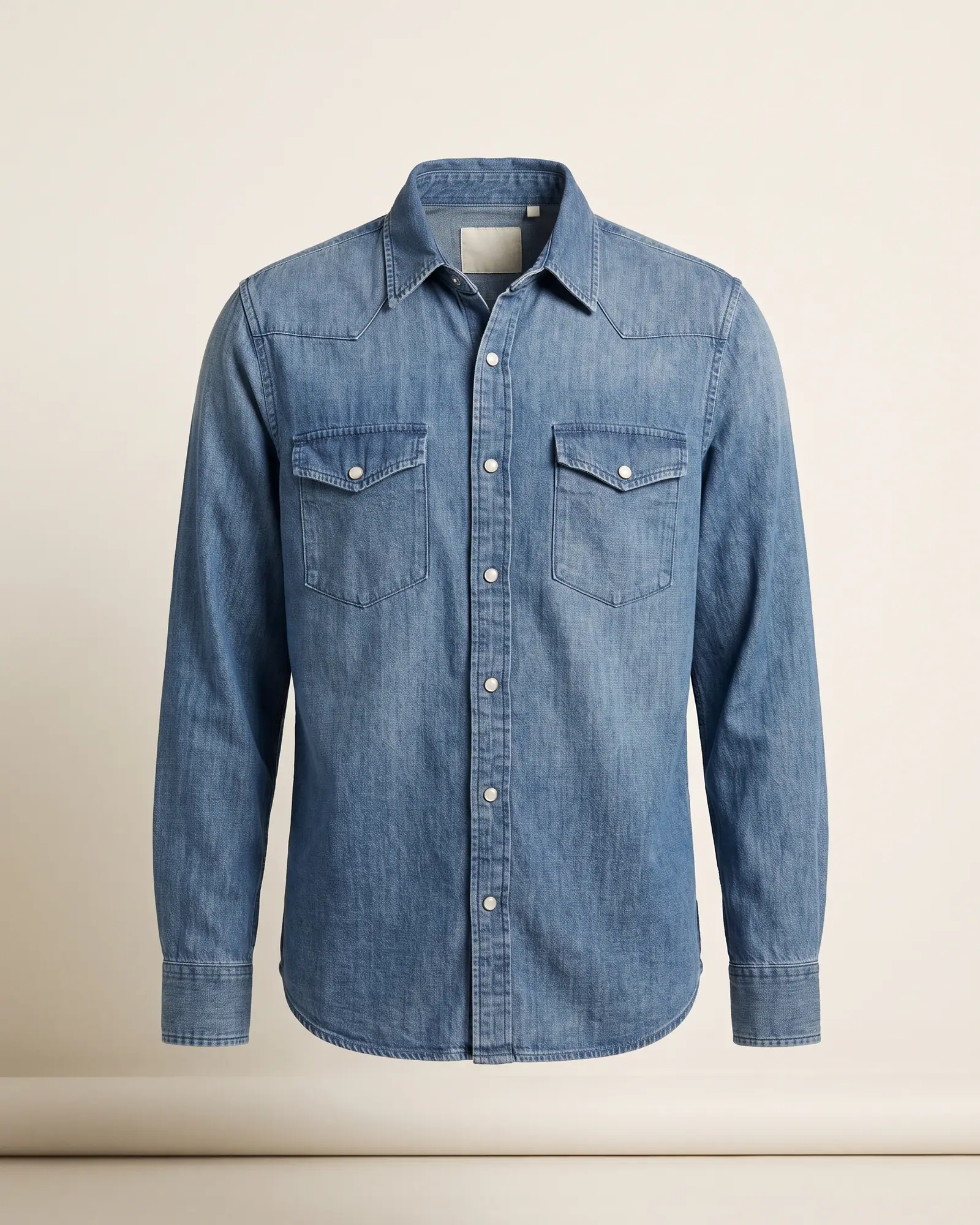 Chemise en denim léger