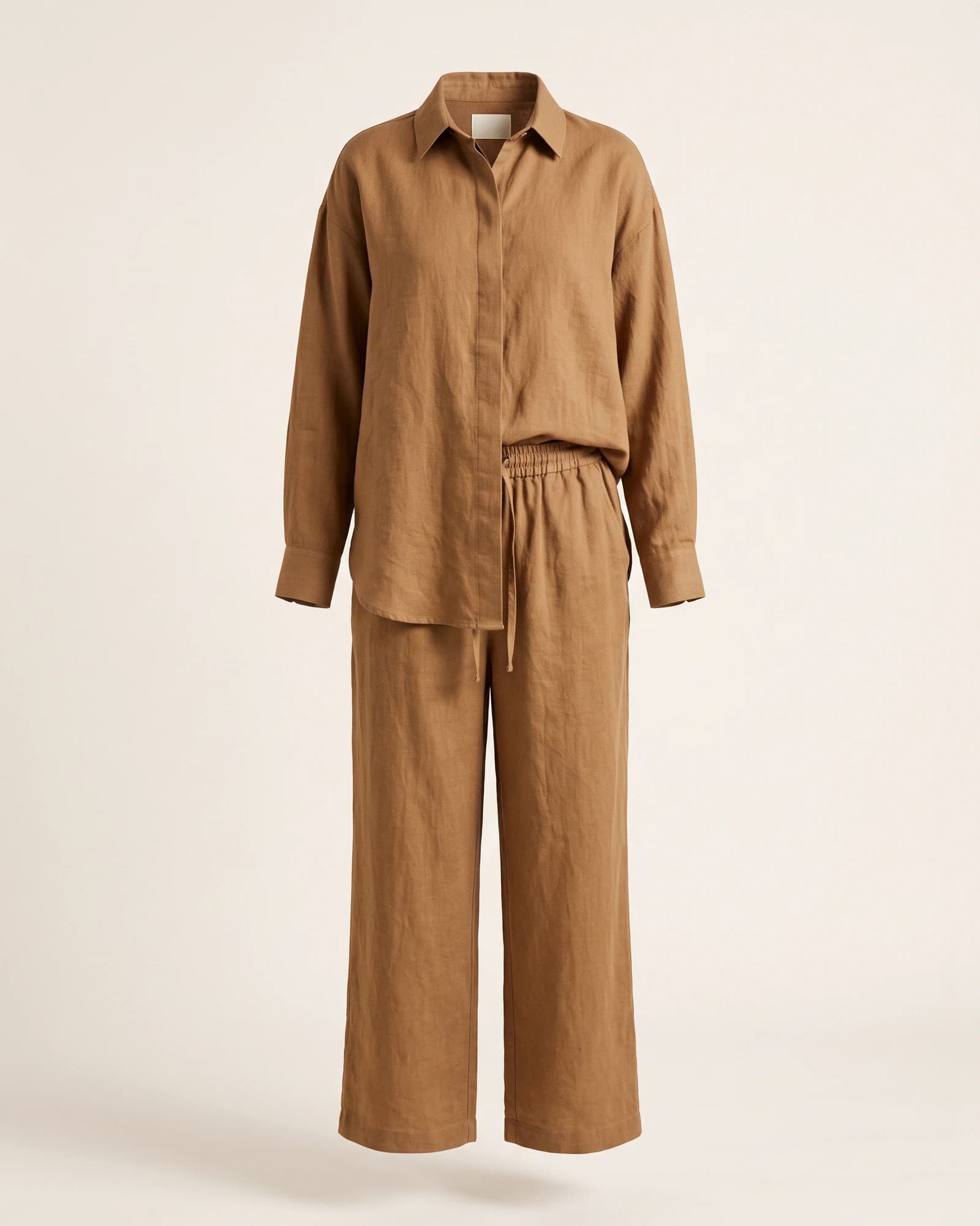 Ensemble en lin chemise et pantalon