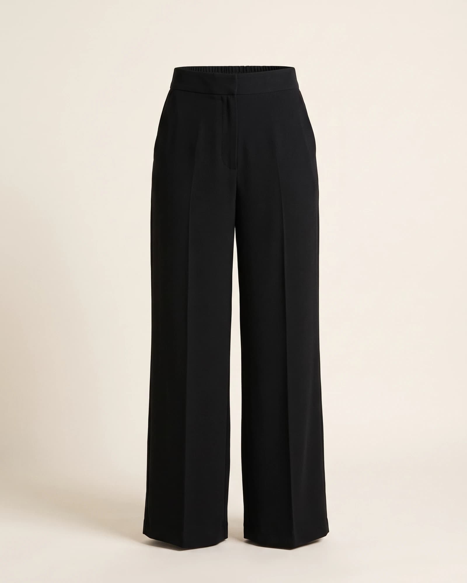 Pantalon large en crêpe