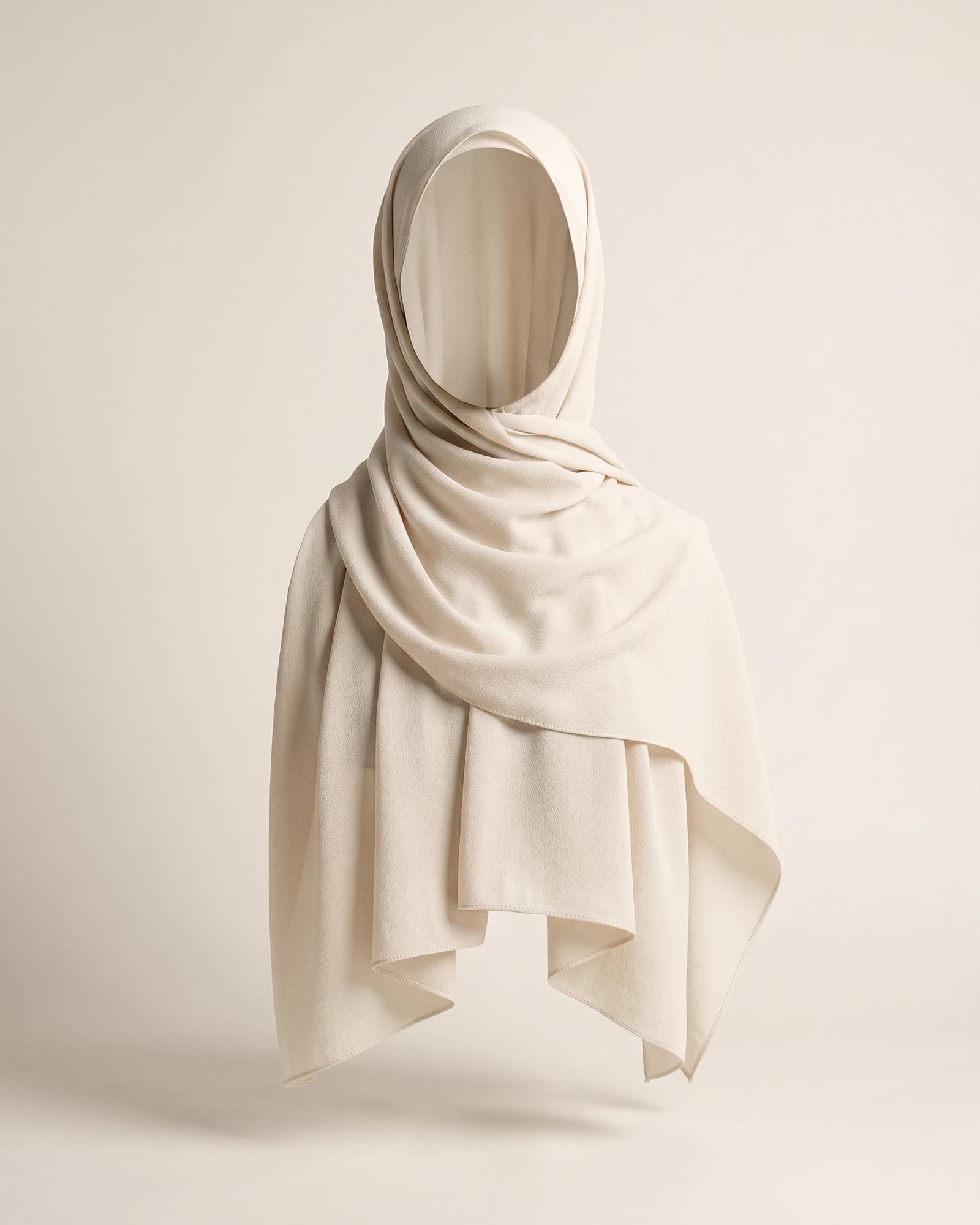 Hijab en crêpe