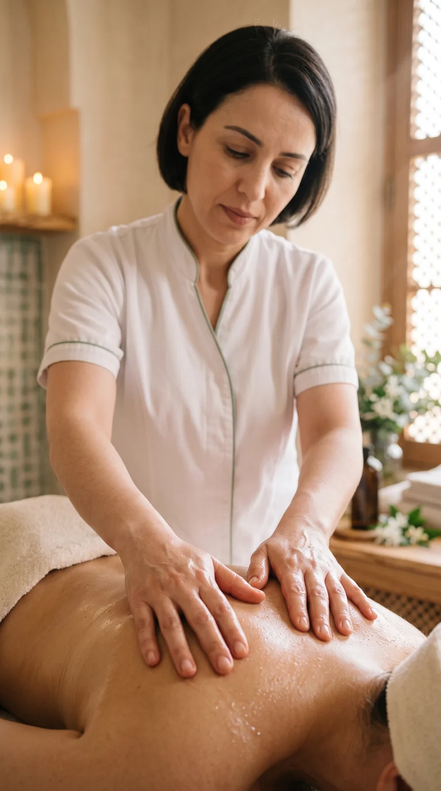 Massage relaxant à l’huile d’argan