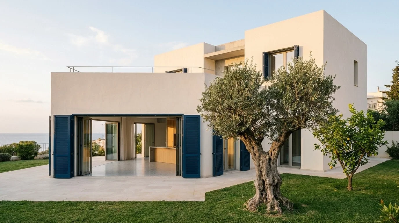 Façade — Villa de 455 m² à Bou Ismaïl