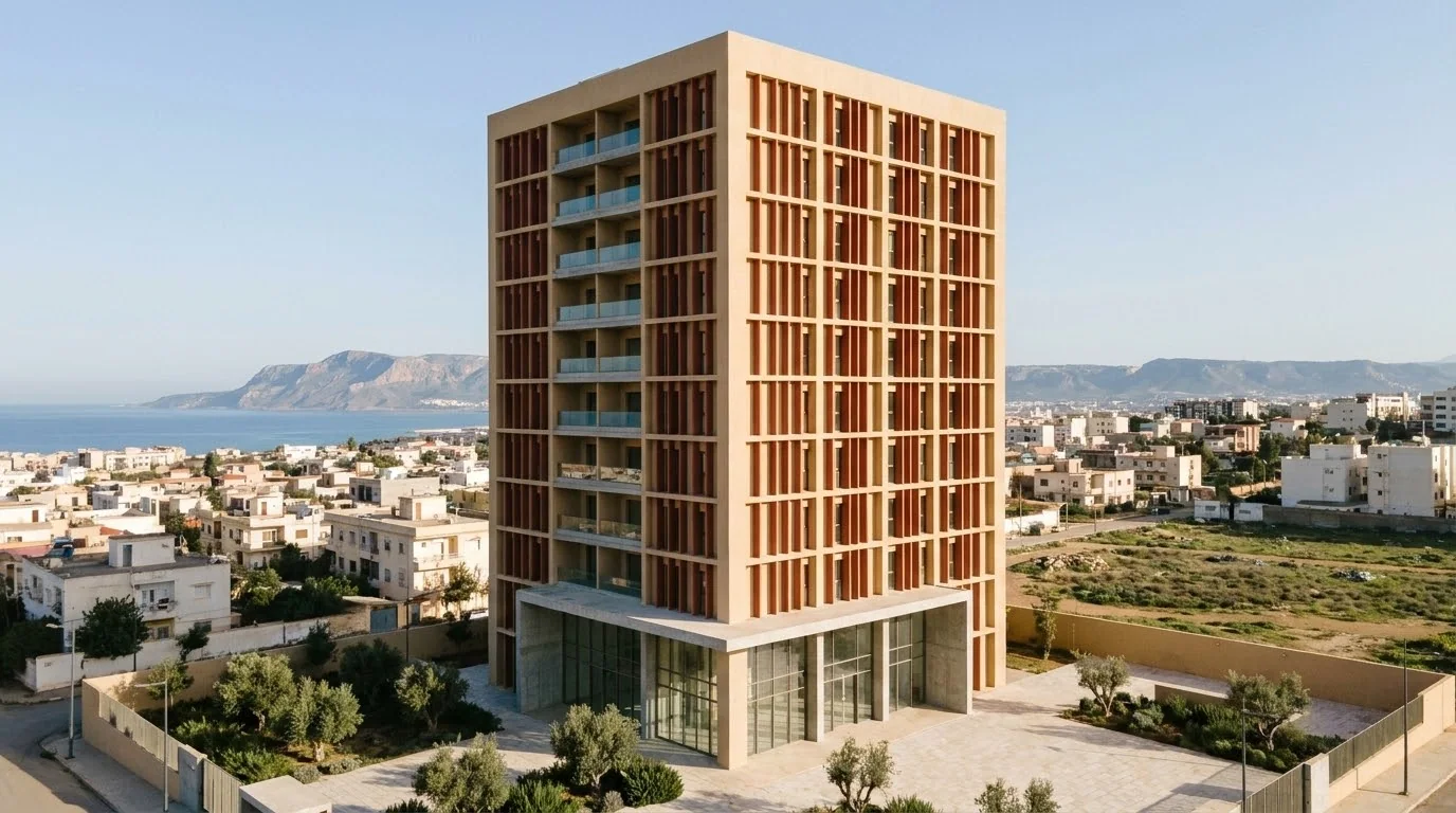 La résidence vue du ciel — Résidence Marsa