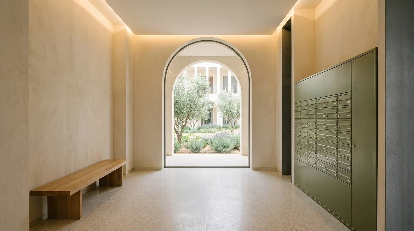 Le hall d’entrée — Résidence Tala